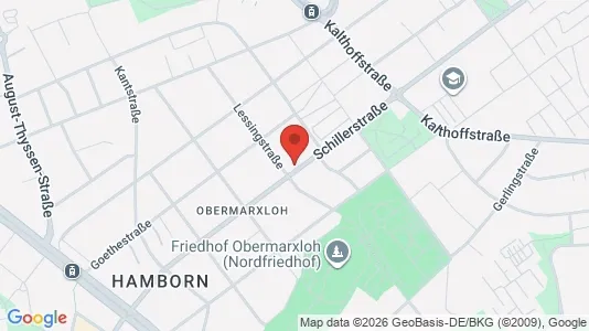 Apartments for rent i Duisburg - kort over placeringen