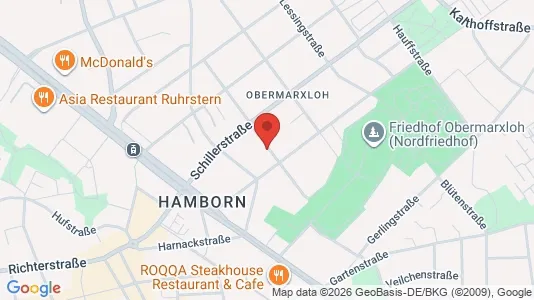 Apartments for rent i Duisburg - kort over placeringen