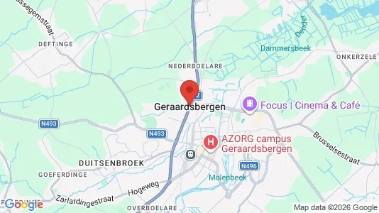 Apartments for rent i Geraardsbergen - kort over placeringen