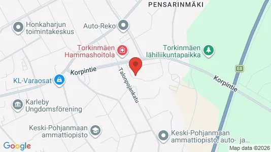Apartments for rent i Kokkola - kort over placeringen