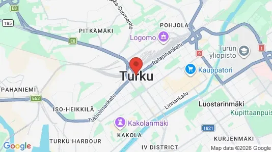 Houses for rent i Turku - kort over placeringen