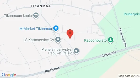Apartments for rent i Raisio - kort over placeringen