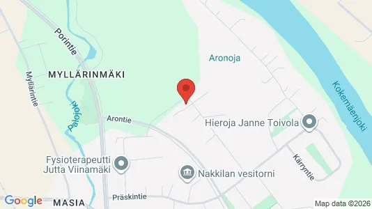 Apartments for rent i Nakkila - kort over placeringen