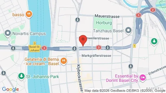 Apartments for rent i Basel-Stadt - kort over placeringen