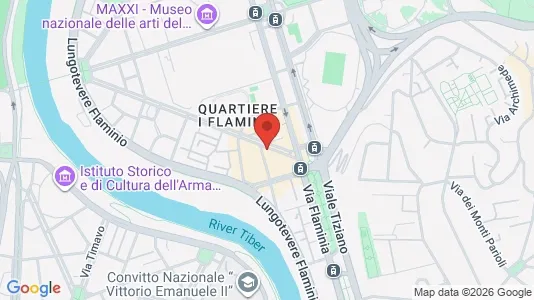 Apartments for rent i Roma Municipio II – Parioli/Nomentano - kort over placeringen