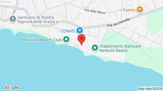 Apartments for rent i Nettuno - kort over placeringen