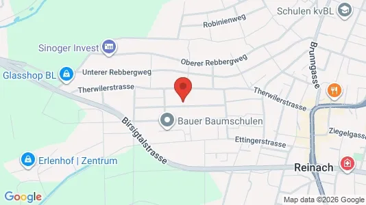 Apartments for rent i Arlesheim - kort over placeringen