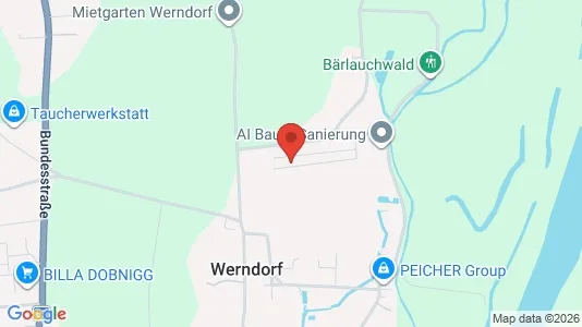 Apartments for rent i Werndorf - kort over placeringen