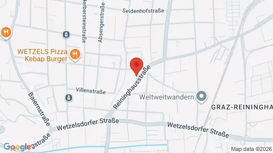 Apartments for rent i Graz - kort over placeringen