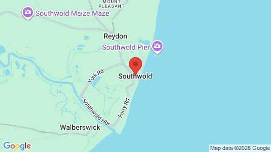 Houses for rent i Southwold - Suffolk - kort over placeringen