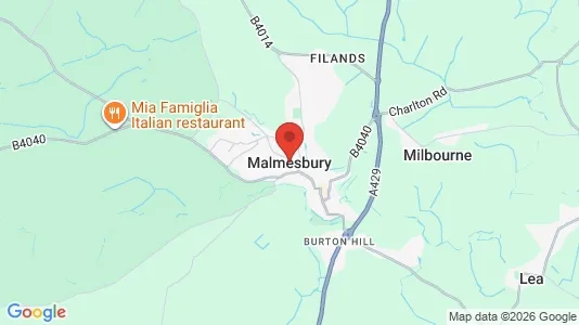 Apartments for rent i Malmesbury - Wiltshire - kort over placeringen