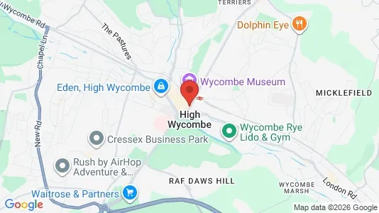 Apartments for rent i High Wycombe - Buckinghamshire - kort over placeringen