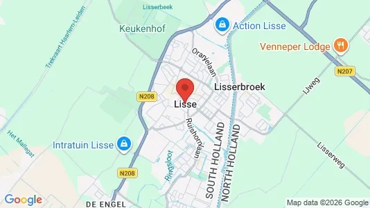 Apartments for rent i Lisse - kort over placeringen