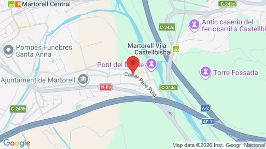 Apartments for rent i Castellbisbal - kort over placeringen
