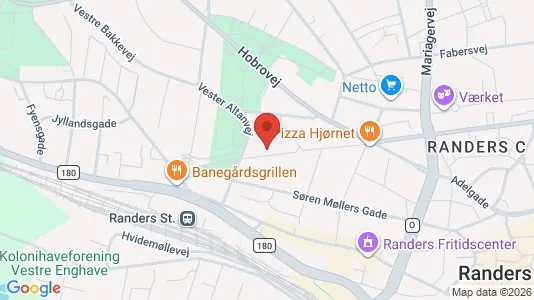 Apartments for rent i Randers C - kort over placeringen