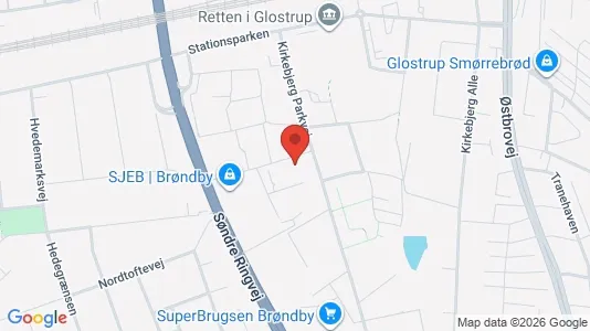 Apartments for rent i Brøndby - kort over placeringen