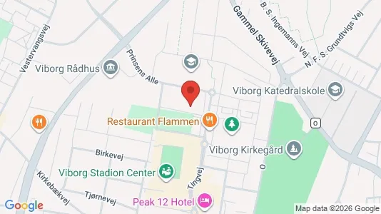 Rooms for rent i Viborg - kort over placeringen