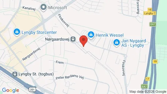 Apartments for rent i Kongens Lyngby - kort over placeringen