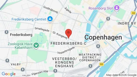 Apartments for rent i Frederiksberg C - kort over placeringen