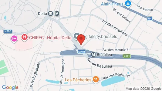 Apartments for rent i Brussels Oudergem - kort over placeringen