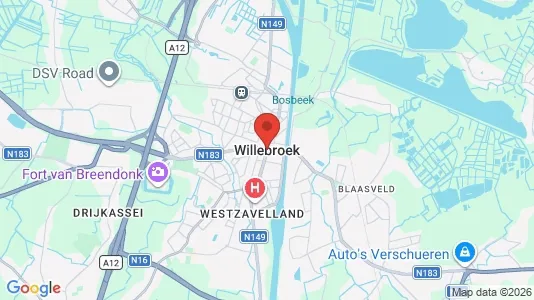 Apartments for rent i Willebroek - kort over placeringen