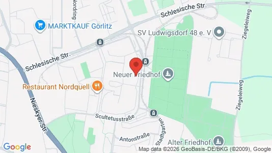 Apartments for rent i Görlitz - kort over placeringen
