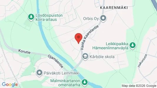 Apartments for rent i Vantaa - kort over placeringen