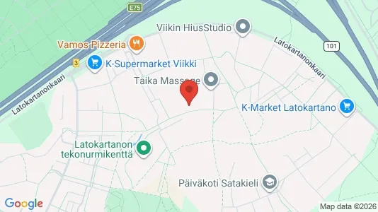 Apartments for rent i Helsinki Koillinen - kort over placeringen