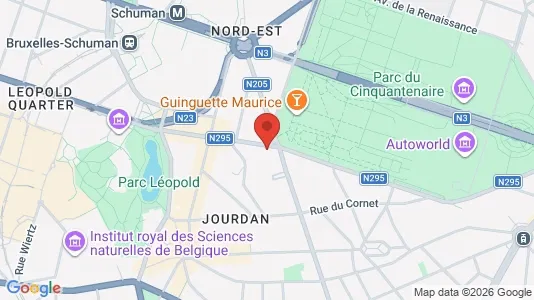 Apartments for rent i Brussels Etterbeek - kort over placeringen