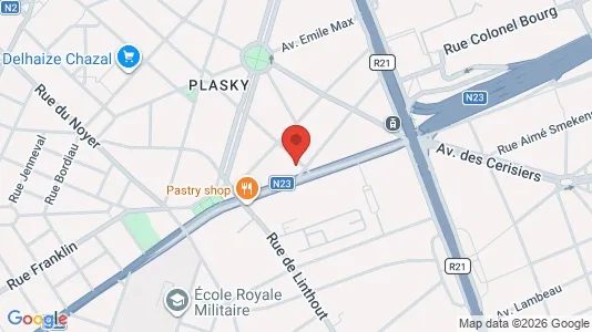 Apartments for rent i Brussels Schaarbeek - kort over placeringen