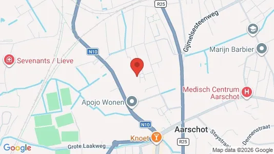 Apartments for rent i Aarschot - kort over placeringen
