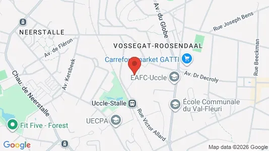 Apartments for rent i Brussels Ukkel - kort over placeringen