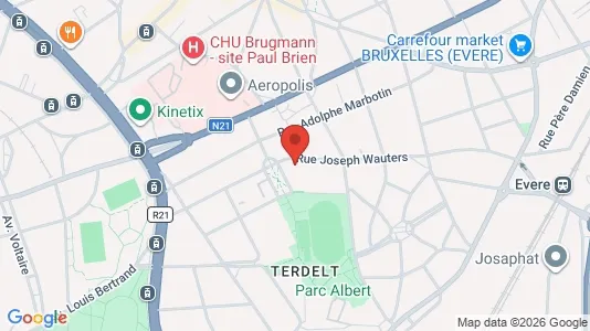 Apartments for rent i Brussels Schaarbeek - kort over placeringen