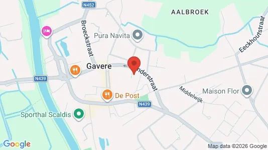 Apartments for rent i Gavere - kort over placeringen