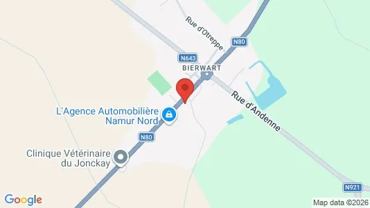 Apartments for rent i Fernelmont - kort over placeringen