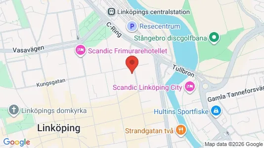Apartments for rent i Linköping - kort over placeringen