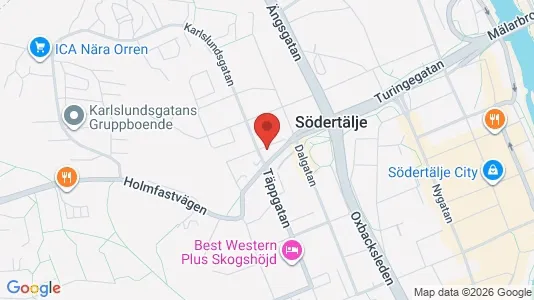 Apartments for rent i Södertälje - kort over placeringen