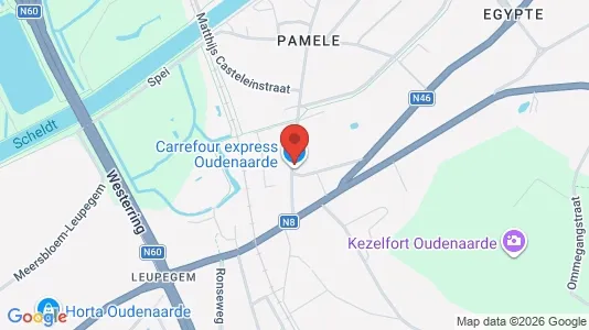 Apartments for rent i Oudenaarde - kort over placeringen