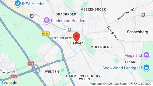 Houses for rent i Heerlen - kort over placeringen
