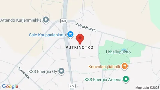 Apartments for rent i Kouvola - kort over placeringen