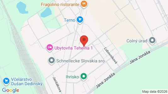 Apartments for rent i Bratislava Devín - kort over placeringen