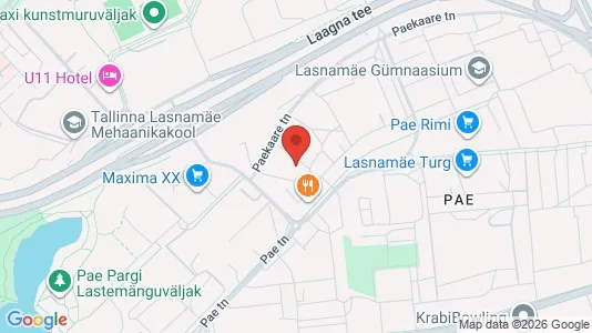Apartments for rent i Tallinn Kesklinna - kort over placeringen