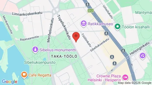 Apartments for rent i Helsinki Eteläinen - kort over placeringen