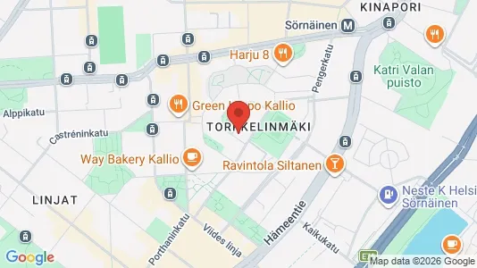 Apartments for rent i Helsinki Keskinen - kort over placeringen