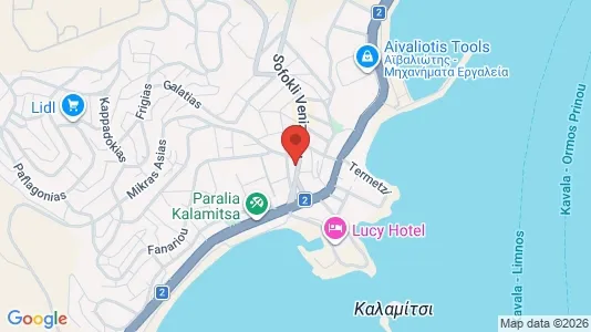 Apartments for rent i Kavala - kort over placeringen
