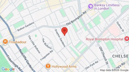 Apartments for rent i London SW7 - kort over placeringen