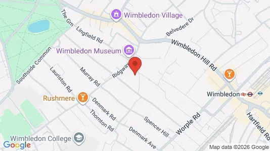 Apartments for rent i London SW19 - kort over placeringen