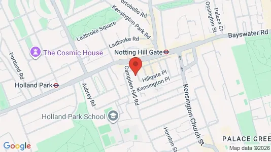 Apartments for rent i London W8 - kort over placeringen