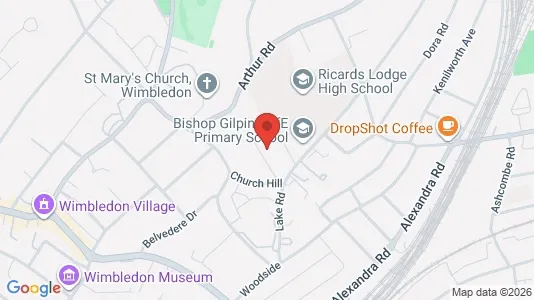 Apartments for rent i London SW19 - kort over placeringen