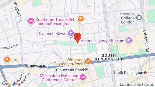 Apartments for rent i London SW7 - kort over placeringen
